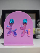 Load image into Gallery viewer, IRIDESCENT BALLOON DOG Dangle Earrings
