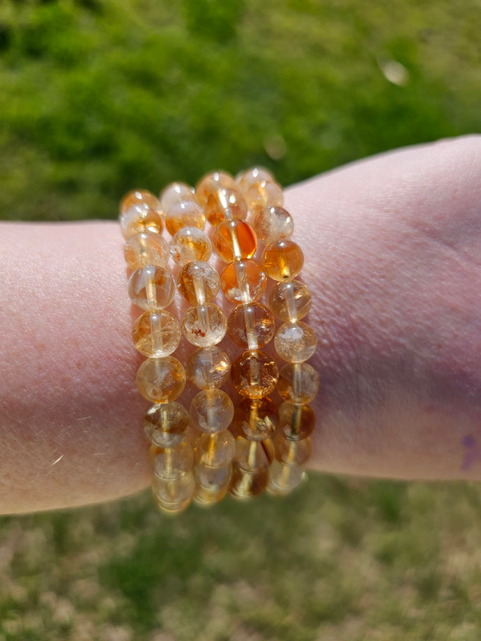 CITRINE Crystal Bracelets