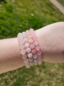 ROSE QUARTZ Crystal Bracelets