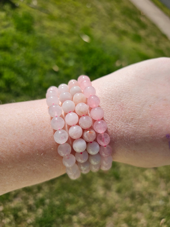 ROSE QUARTZ Crystal Bracelets