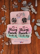 Load image into Gallery viewer, IT&#39;S A THROAT PUNCH KINDA DAY Dangle Earrings