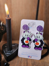 Load image into Gallery viewer, MICHAEL MYERS CARE BEAR Dangle Earrings