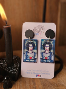 THE STAR (FRANK-N-FURTER) TAROT Dangle Earrings