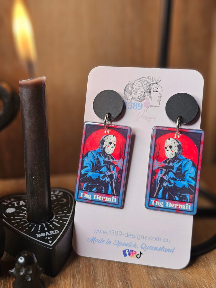 THE HERMIT (JASON V) TAROT Dangle Earrings