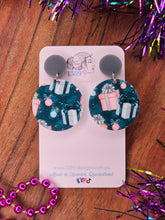 Load image into Gallery viewer, PRESENTS &amp; CANDY CANE Dangle Earrings