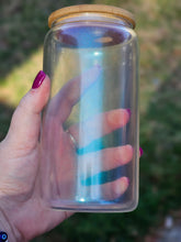 Load image into Gallery viewer, MADE TO ORDER 16oz UV DTF WINNIE THE POOH CHRISTMAS Can Glass