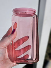 Load image into Gallery viewer, MADE TO ORDER 16oz UV DTF WINNIE THE POOH CHRISTMAS Can Glass