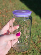 Load image into Gallery viewer, MADE TO ORDER 16oz UV DTF WINNIE THE POOH CHRISTMAS Can Glass