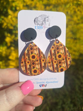 Load image into Gallery viewer, SUNFLOWER Teardrop Dangle Earrings