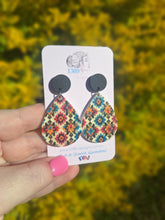 Load image into Gallery viewer, AZTEC Teardrop Dangle Earrings