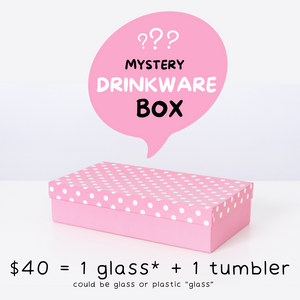 EOFYS $40 Drinkware Mystery Box (1 glass+1 tumbler)