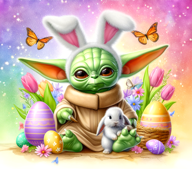 *PreOrder* Easter Yoda 20oz Sublimation Tumbler