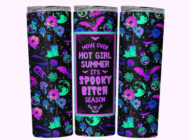 20oz Spooky B!tch Season Sublimation Tumbler