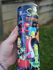 20oz Treehouse of Horror Sublimation Tumbler