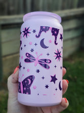 Load image into Gallery viewer, 16oz UV DTF CELESTIAL Purple Insulated Can Tumbler