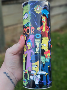 20oz Treehouse of Horror Sublimation Tumbler