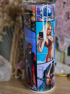 *Seconds* GTA V 20oz Sublimation Tumbler