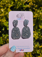 Load image into Gallery viewer, Plain Jane Dangle Earrings (Assorted Glitter Colours)