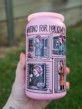 Load image into Gallery viewer, 16oz Sublimated Just Waiting for Halloween Like Pink Insulated Can Tumbler