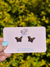 Load image into Gallery viewer, Regular (1.6cm) Butterfly Stud Earrings (Assorted Colours)