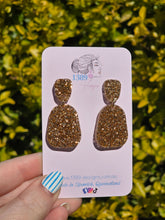 Load image into Gallery viewer, Plain Jane Dangle Earrings (Assorted Glitter Colours)
