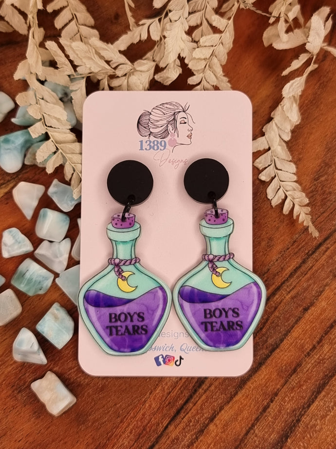 BOYS TEARS Dangle Earrings