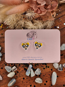 Regular BUBBLES (Powerpuff Girls) Stud Earrings