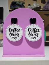 Load image into Gallery viewer, COFFEE LOVER Dangle Earrings