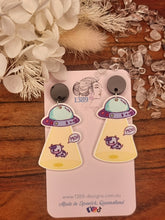 Load image into Gallery viewer, AN ALIEN ABDUCTION Dangle Earrings