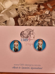 Regular ANNA Glass Dome Stud Earrings