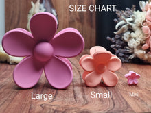 Load image into Gallery viewer, Small FLOWER Hair Claw Clips