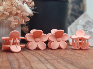 Small FLOWER Hair Claw Clips