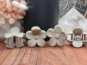 Small FLOWER Hair Claw Clips